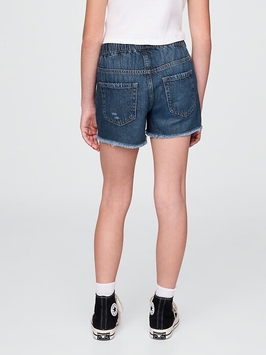 Shorts jeans infantil UltraSoft Stride Easy de cintura baixa Shorts jeans infantil UltraSoft Stride Easy de cintura baixa