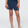 Shorts jeans infantis de gaze amassada e fácil de usar