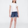 Shorts jeans midi infantil Shorts jeans midi infantil