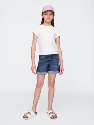 Shorts jeans midi infantil