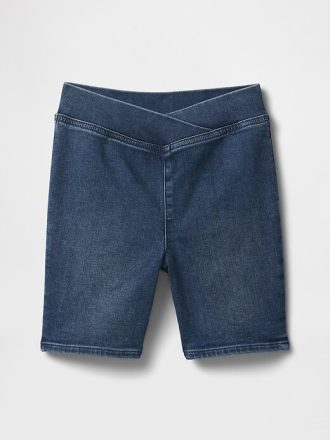 Shorts jeans para ciclista infantil