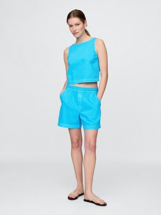 Shorts jeans ultramacio e fácil de usar Shorts jeans ultramacio e fácil de usar