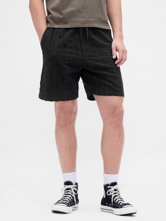 Shorts texturizados fáceis de usar de 7″