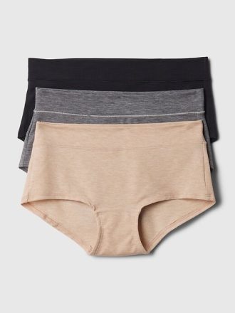 Shorty Breathe de cintura baixa (pacote com 3)