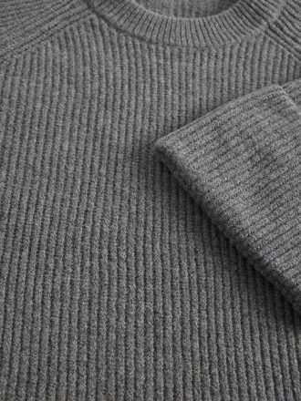 Suéter Boyfriend CashSoft Shaker-Stitch