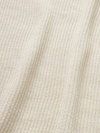 Suéter canelado transparente