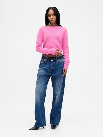 Suéter CashSoft com gola redonda