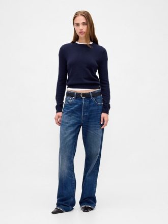 Suéter CashSoft com gola redonda