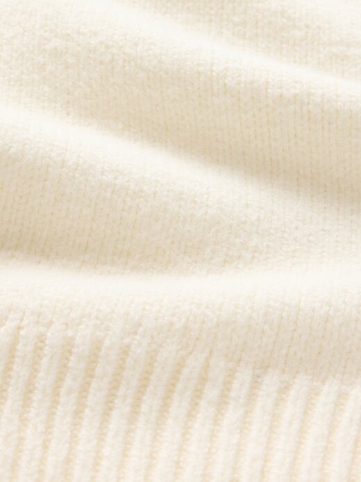 Suéter CashSoft Cropped com decote em V alto Suéter CashSoft Cropped com decote em V alto