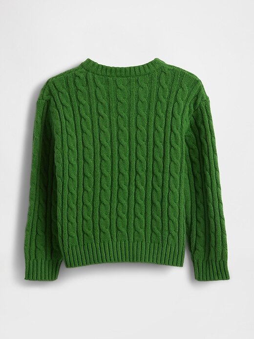 Suéter CashSoft de tricô com trança para bebês e crianças pequenas Suéter CashSoft de tricô com trança para bebês e crianças pequenas