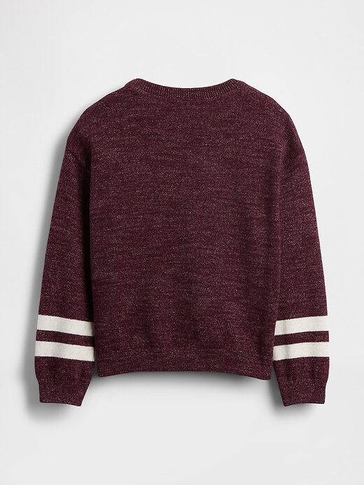 Suéter de gola redonda com estampa para bebês e crianças pequenas Suéter de gola redonda com estampa para bebês e crianças pequenas