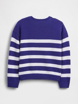 Suéter de gola redonda para bebês e crianças pequenas Suéter de gola redonda para bebês e crianças pequenas