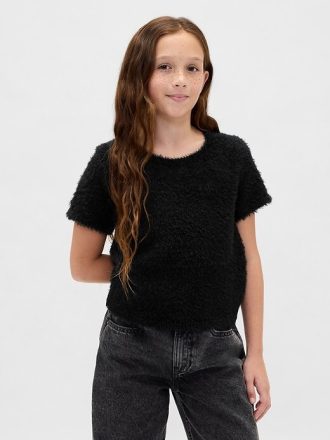 Suéter infantil de cílios reciclados