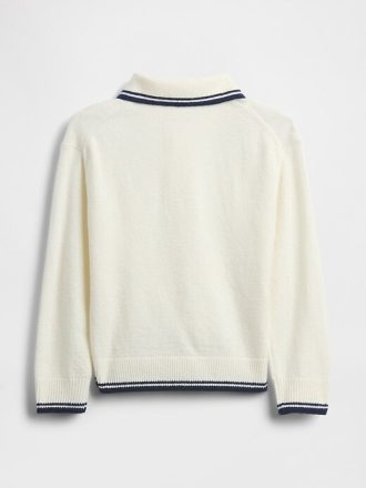 Suéter Polo CashSoft para Bebês e Crianças