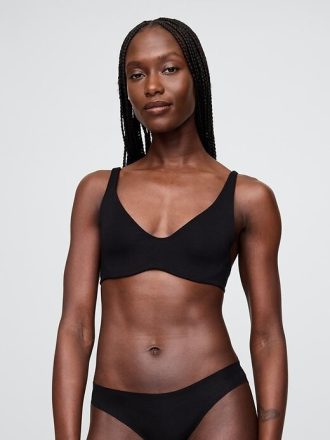 Sutiã sem forro de algodão orgânico elástico