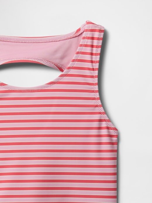 Tankini recortado infantil de duas peças Tankini recortado infantil de duas peças