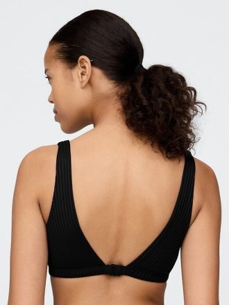 Top de biquíni canelado