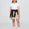 Uniforme Infantil Plissado Caqui Fácil Saia-calça
