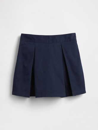 Uniforme Infantil Plissado Caqui Fácil Saia-calça
