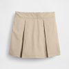 Uniforme Infantil Plissado Caqui Fácil Saia-calça