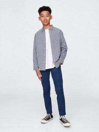 Uniforme infantil skinny cáqui Uniforme infantil skinny cáqui