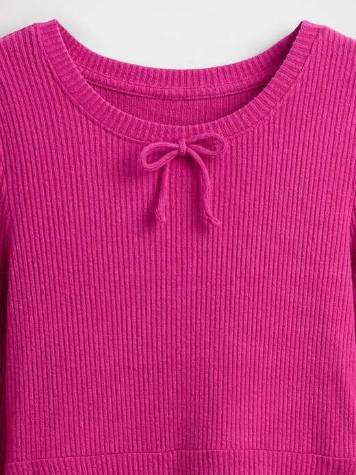 Vestido canelado Softspun infantil Vestido canelado Softspun infantil