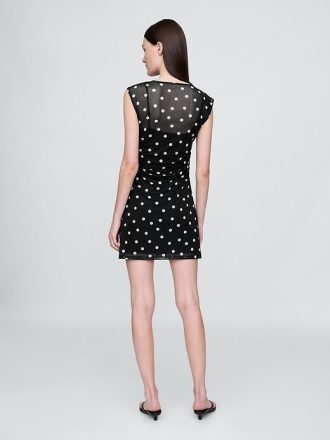 Vestido curto de malha