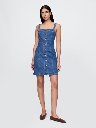 Vestido curto jeans