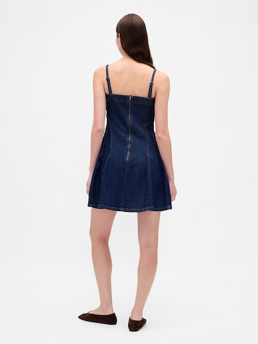 Vestido curto jeans Vestido curto jeans