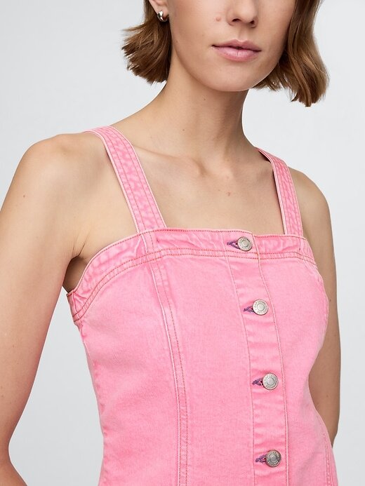 Vestido curto jeans Vestido curto jeans