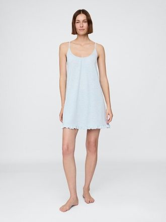 Vestido de pijama com babados