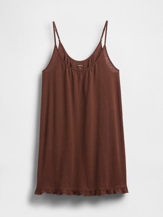 Vestido de pijama com babados