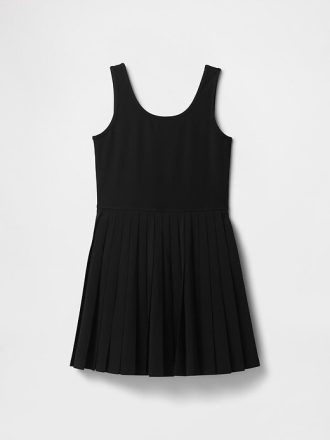 Vestido de tênis plissado infantil