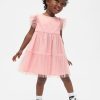 Vestido de tule em camadas para bebês e crianças pequenas Vestido de tule em camadas para bebês e crianças pequenas