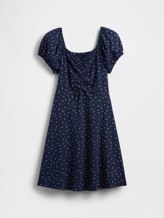 Vestido Infantil Canelado com Babados