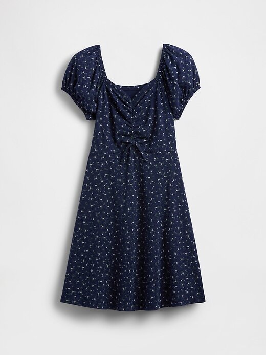 Vestido Infantil Canelado com Babados Vestido Infantil Canelado com Babados