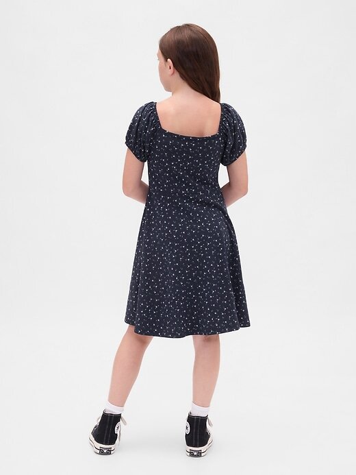 Vestido Infantil Canelado com Babados Vestido Infantil Canelado com Babados