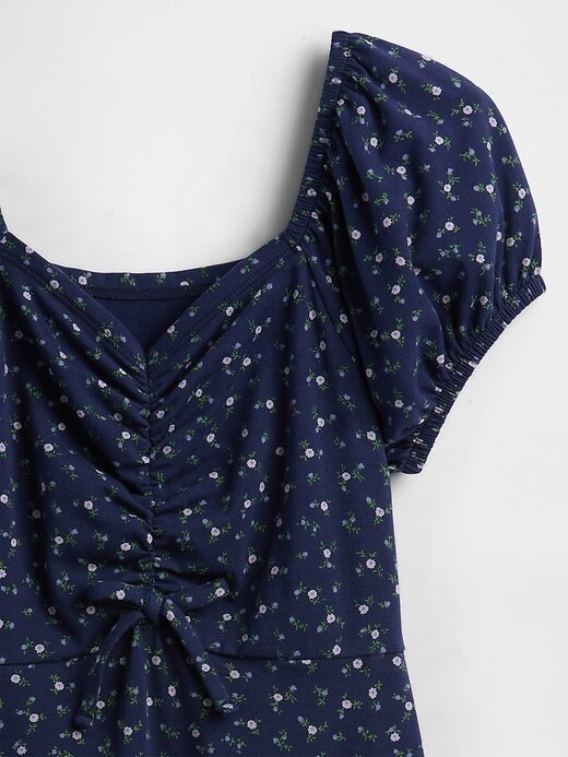 Vestido Infantil Canelado com Babados Vestido Infantil Canelado com Babados