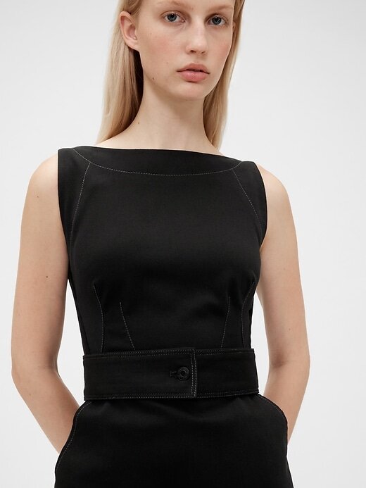 Vestido jeans com costura GapStudio Vestido jeans com costura GapStudio