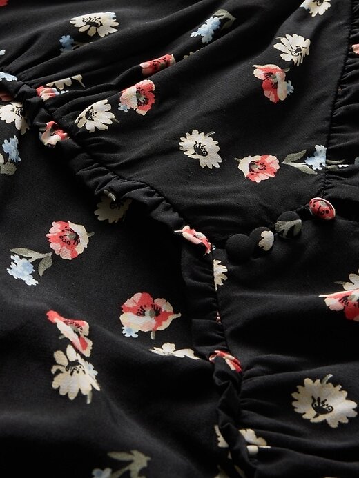 Vestido longo de crepe com decote coração Vestido longo de crepe com decote coração