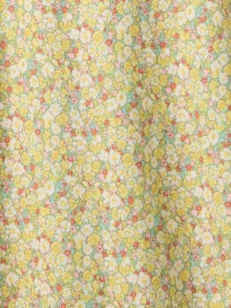 Vestido longo de linho misto