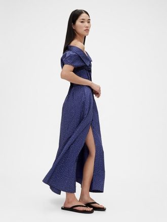 Vestido longo de popeline GapStudio