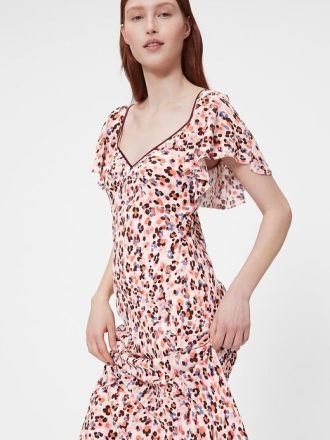 Vestido midi de crepe GapStudio