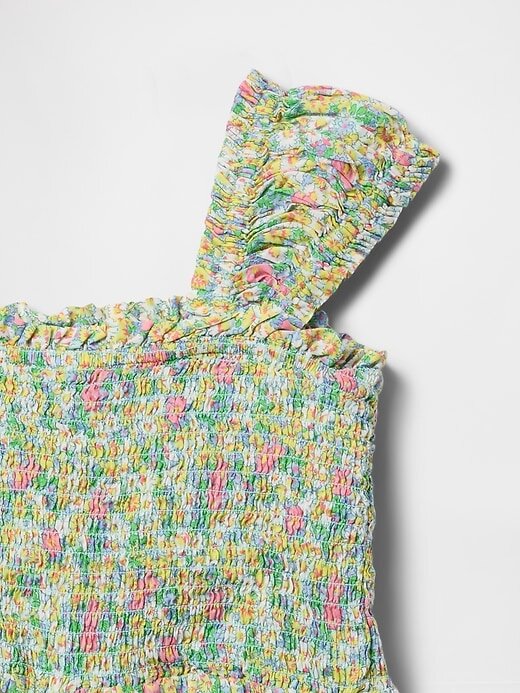 Vestido midi infantil com manga curta Vestido midi infantil com manga curta